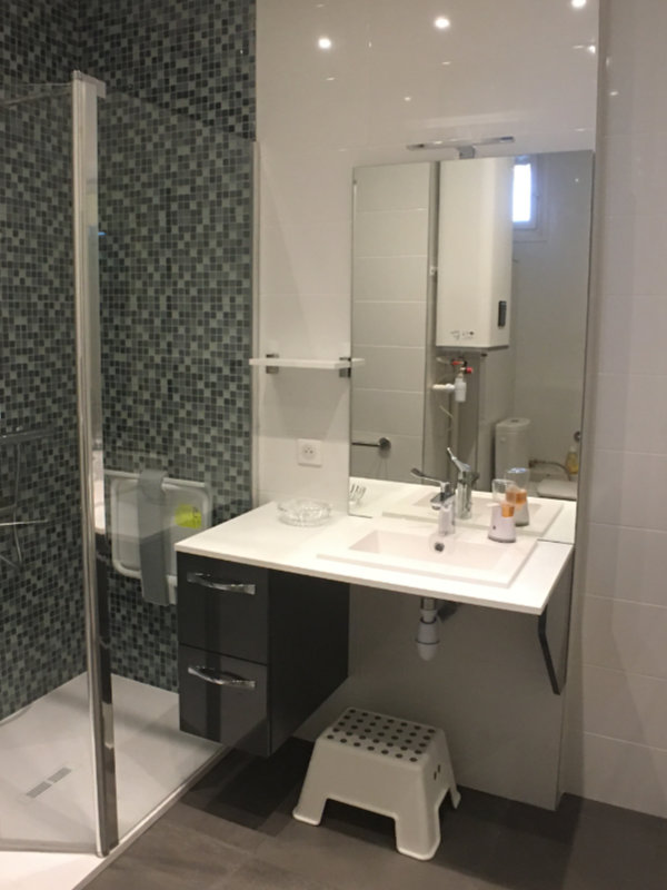 Aménagement douche senior